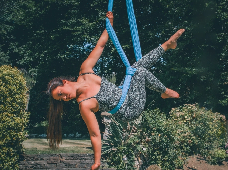 aerial hammock, silks
